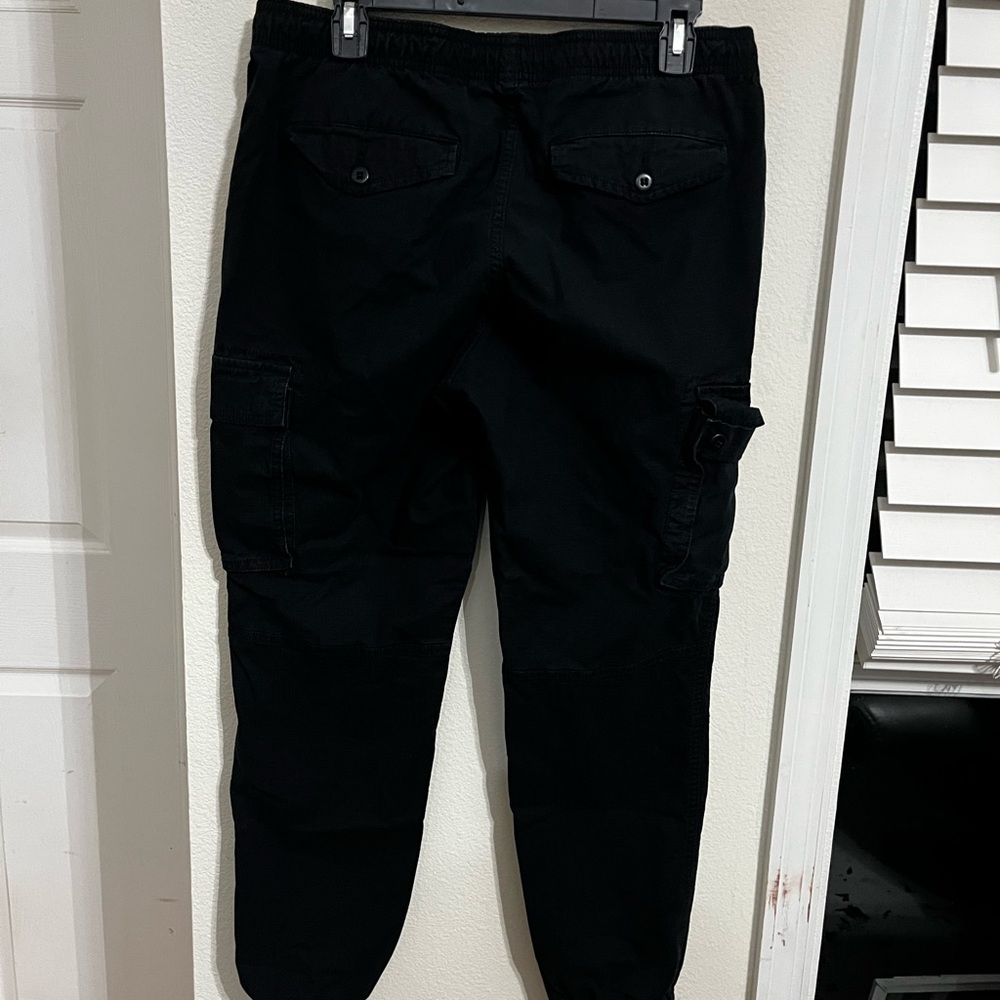GAP Black Cargo Jogger Pants